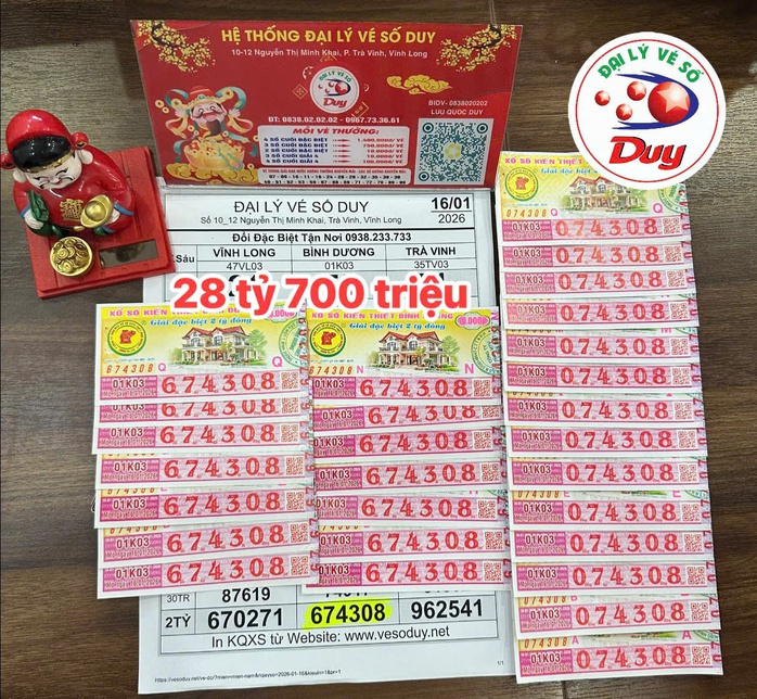 Lộ diện 10 người tr&uacute;ng độc đắc xổ số miền Nam ng&agrave;y 16-1 - Ảnh 1.