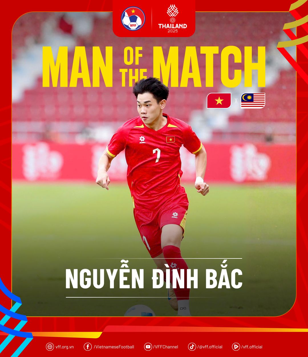 Đ&igrave;nh Bắc h&aacute;i "cả rổ" danh hiệu MVP: Từ SEA Games đến U23 ch&acirc;u &Aacute;, đẳng cấp số 2 kh&ocirc;ng ai d&aacute;m nhận số 1! - Ảnh 3.