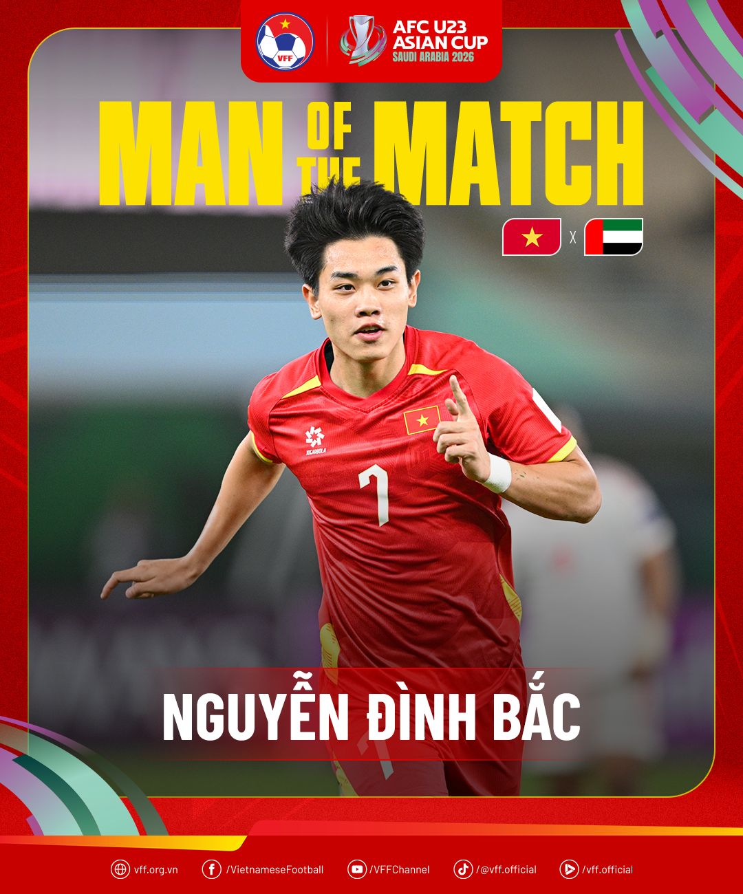 Đ&igrave;nh Bắc h&aacute;i "cả rổ" danh hiệu MVP: Từ SEA Games đến U23 ch&acirc;u &Aacute;, đẳng cấp số 2 kh&ocirc;ng ai d&aacute;m nhận số 1! - Ảnh 1.