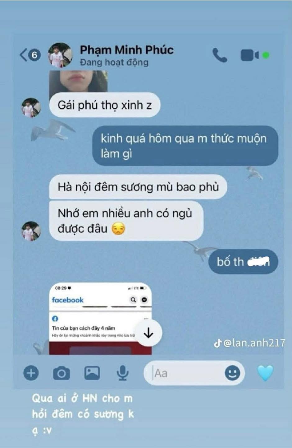 Lộ tin nhắn đầu tiên "người hùng" U23 Việt Nam "thả thính" bạn gái TikToker 3,7 triệu follow, phản ứng đàng gái mới gây sốc! - Ảnh 1.