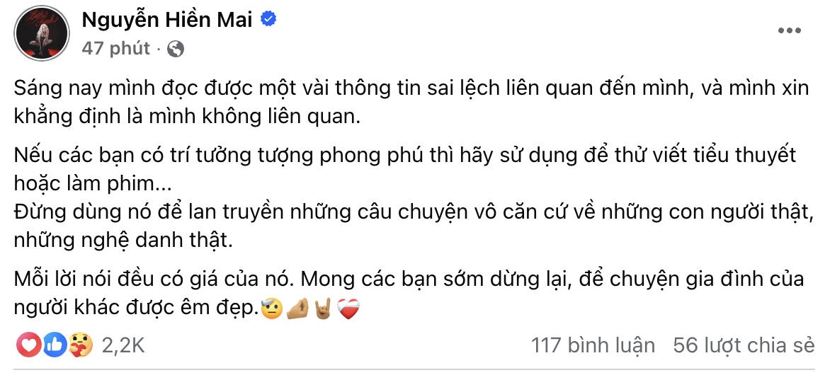 Em Xinh MaiQuinn đáp trả tin đồn làm người thứ 3 "cặp kè" với Touliver - Ảnh 1.