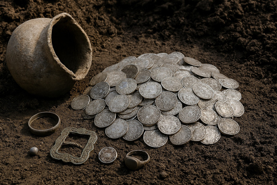 Kho b&aacute;u thế kỷ 17 tại Ba Lan h&eacute; lộ c&acirc;u chuyện đời sống b&iacute; ẩn - Ảnh 1.