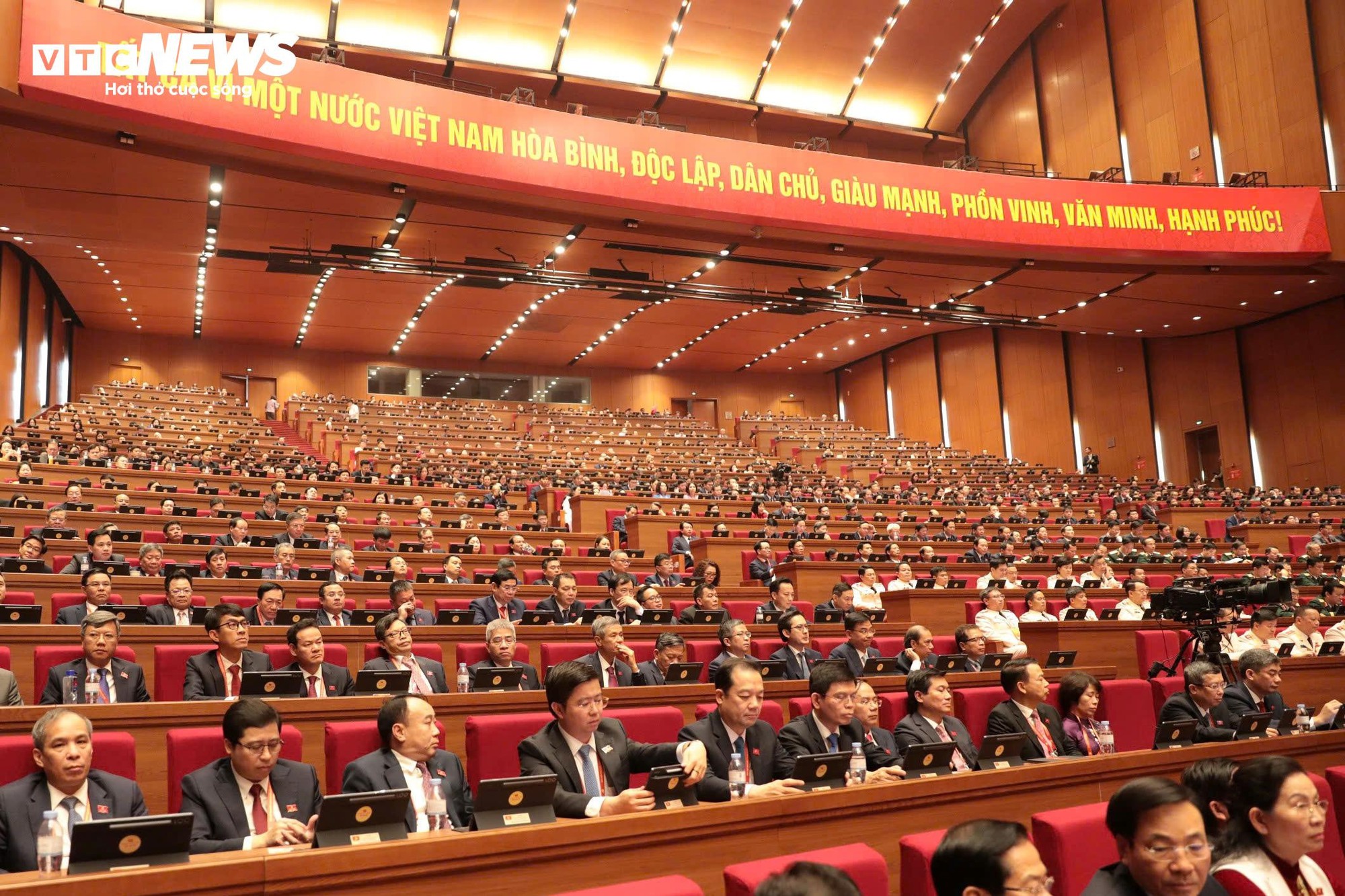 Ảnh Toàn cảnh phiên trù bị Đại hội XIV Đảng Cộng sản Việt Nam diễn ra tại Hà Nội - Ảnh 9.