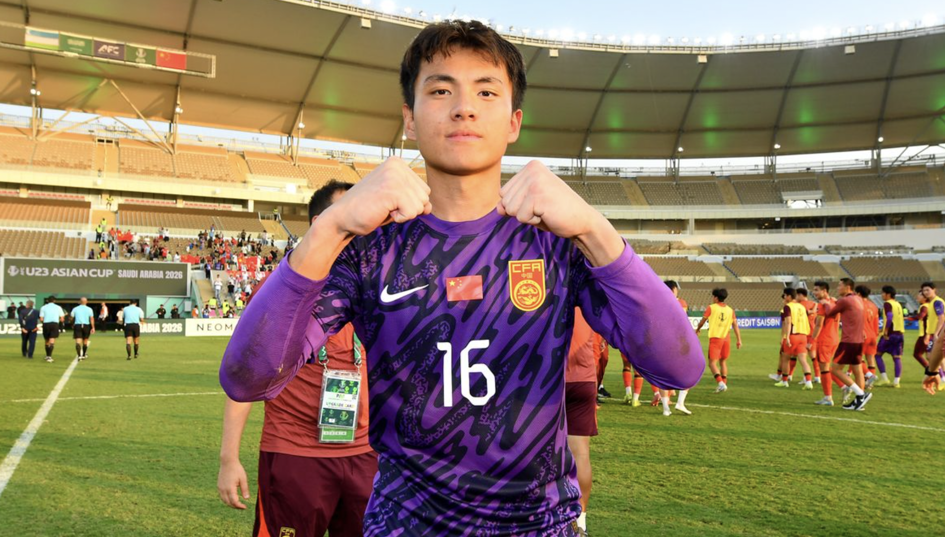 Đối thủ nặng kí của thủ môn hotboy Trần Trung Kiên ở bán kết châu Á: "Gánh team" U23 Trung Quốc, visual cỡ "nam thần" - Ảnh 1.