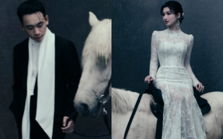 Á hậu Phương Nhi và Minh Hoàng có chia sẻ đầu tiên, hé lộ ảnh cưới quá sang xịn! - Ảnh 1.