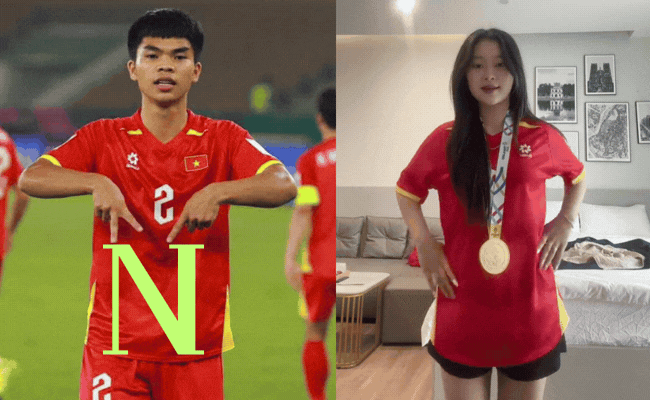 Có thể bạn chưa biết, em út U23 Việt Nam Lê Phát đã có bạn gái hotgirl, danh tính do chính Đình Bắc tiết lộ- Ảnh 1.