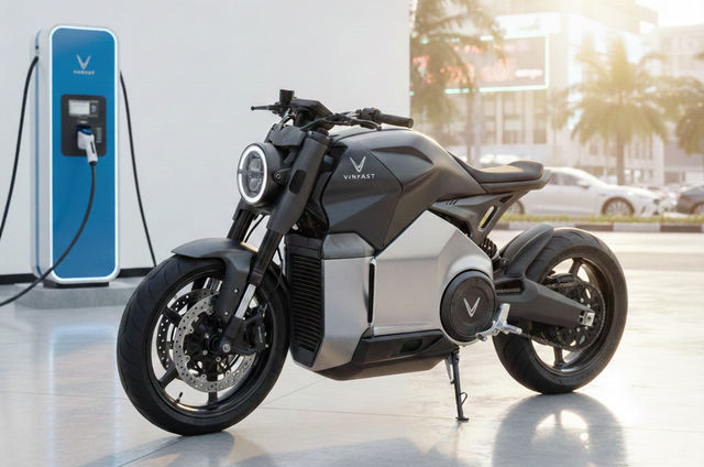 Rộ tin VinFast làm mô tô điện phân khối lớn, động cơ ngang ngửa Honda CB1000 - Ảnh 1.