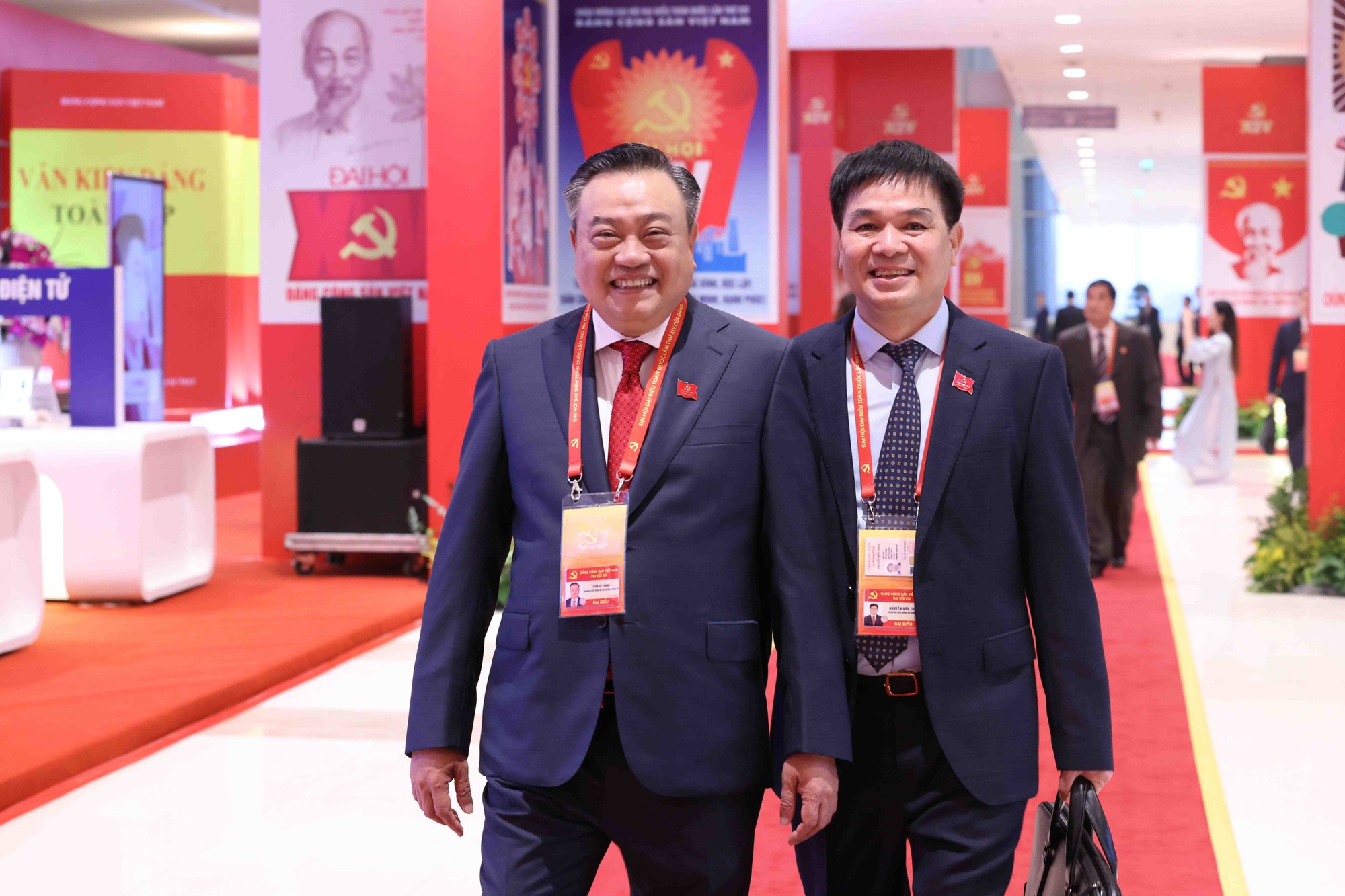 Lãnh đạo , nguyên lãnh đạo Đảng tham dự Đại hội XIV của Đảng tại Hà Nội - Ảnh 4.