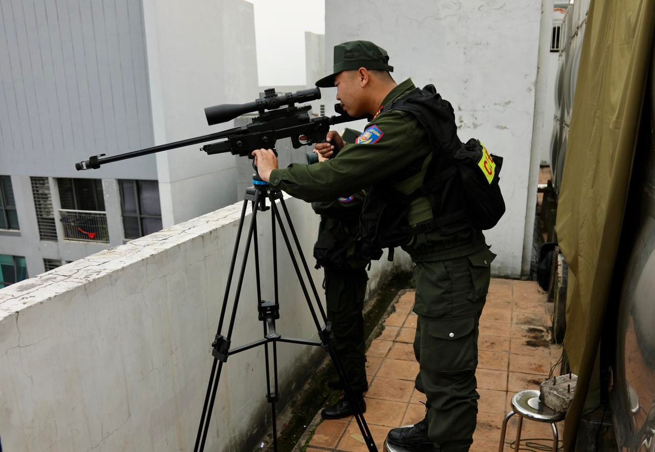 Bảo vệ Đại hội XIV an to&agrave;n Với những ' l&aacute; chắn thầm lặng ' nơi điểm cao - Ảnh 4.