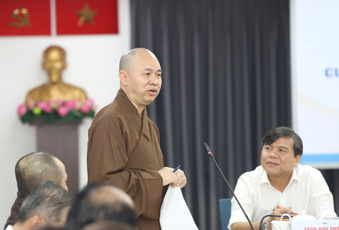 Thượng tọa Th&iacute;ch Đức Thiện ứng cử đại biểu Quốc hội kh&oacute;a XVI năm 2026 - 2031 - Ảnh 1.