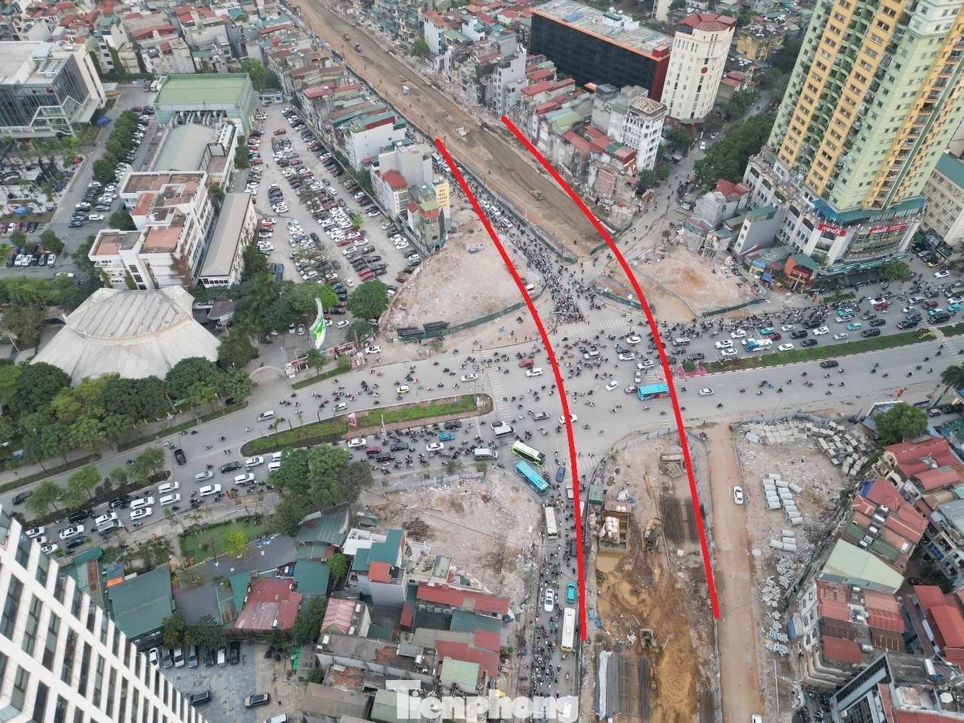 Xây dựng cầu vượt tại Vành đai 1 Hà Nội để giảm ùn tắc giao thông - Ảnh 6.