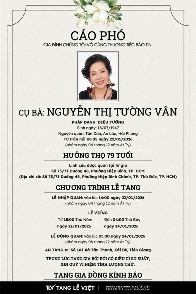 C&aacute;t Phượng th&ocirc;ng b&aacute;o tin buồn- Ảnh 2.