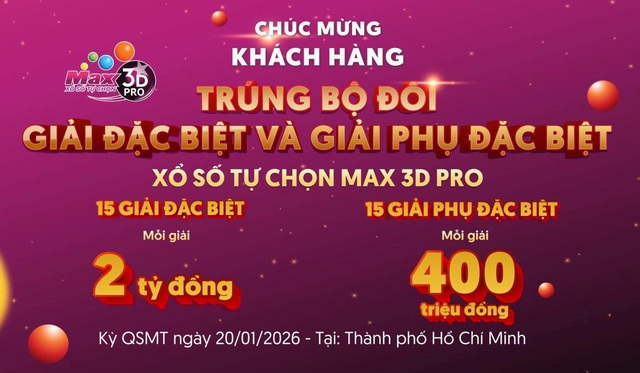 Chưa từng c&oacute; của Vietlott: Một v&eacute; tại TP HCM tr&uacute;ng to&agrave;n bộ giải "khủng" - Ảnh 1.