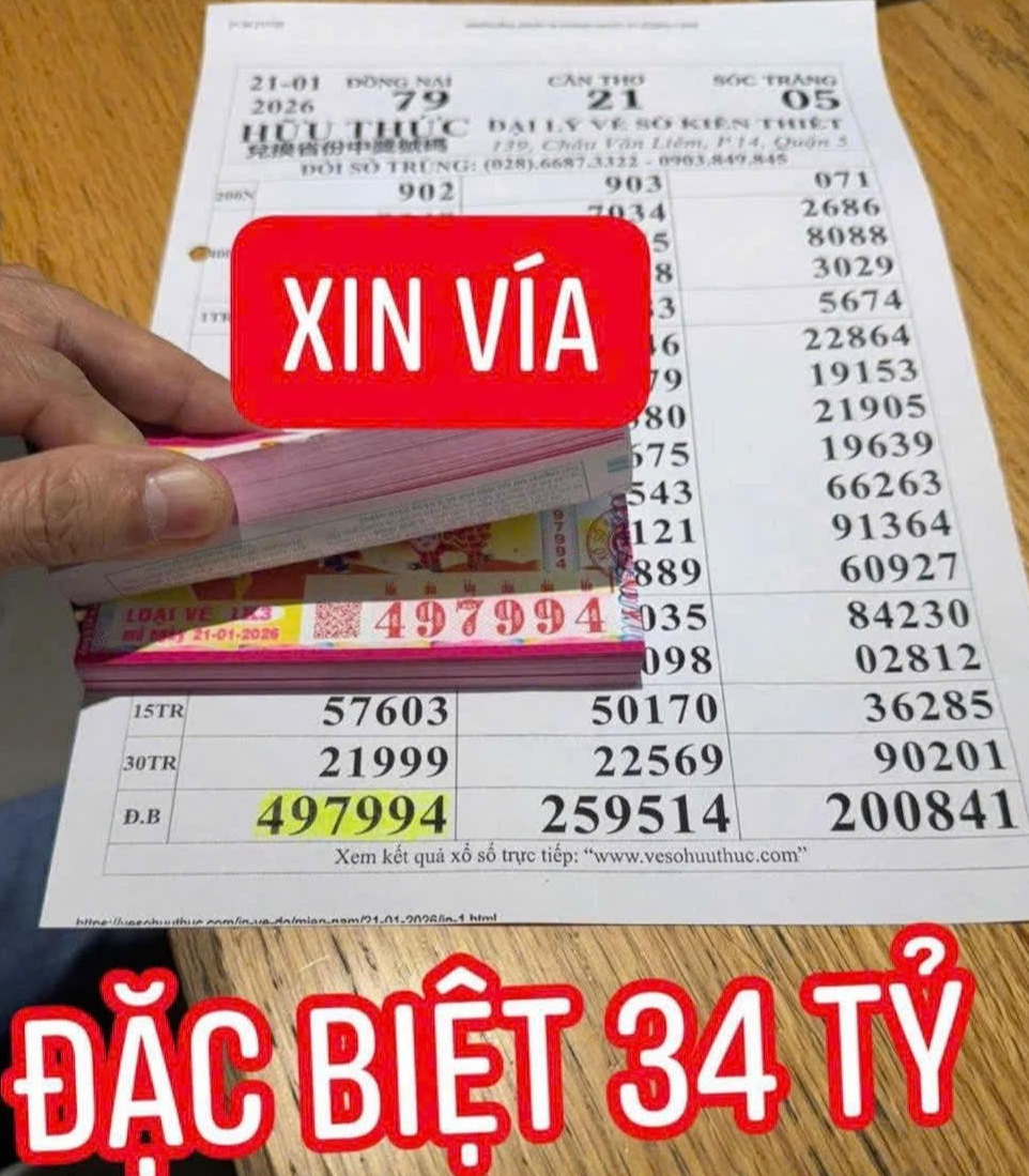 Người tr&uacute;ng 34 tỉ đồng Xổ số miền Nam ở phường Chợ Lớn , TPHCM - Ảnh 1.