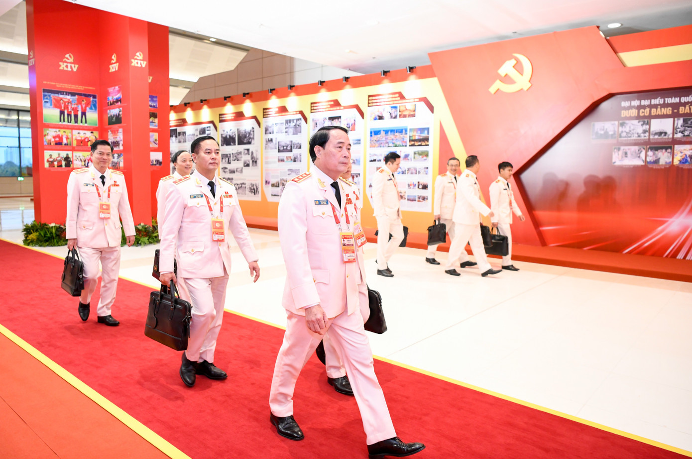 H&igrave;nh ảnh đại biểu tham gia ng&agrave;y l&agrave;m việc thứ tư Đại hội XIV của Đảng Cộng sản Việt Nam - Ảnh 14.