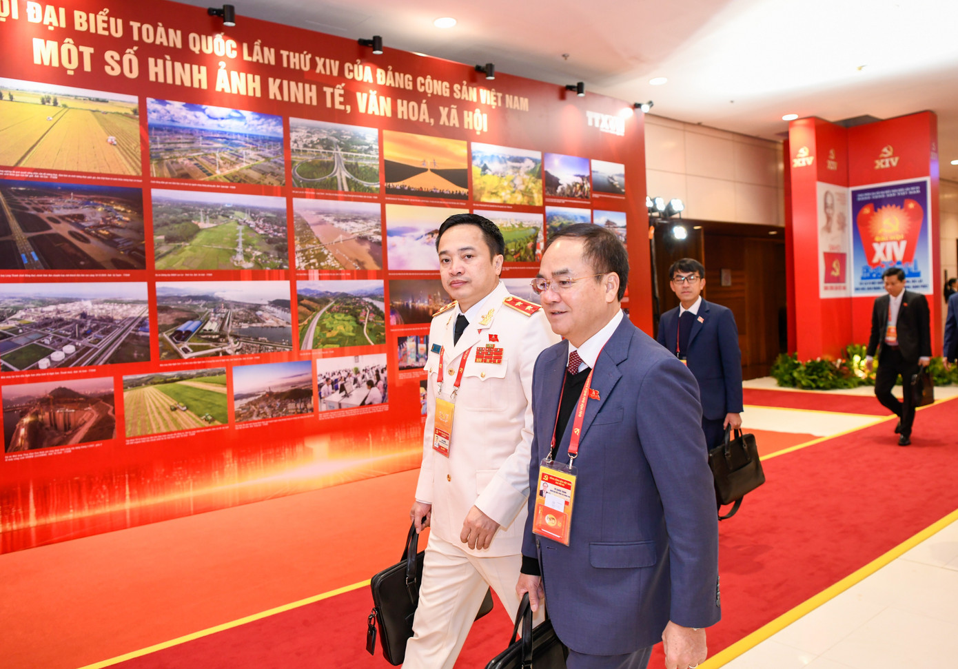 H&igrave;nh ảnh đại biểu tham gia ng&agrave;y l&agrave;m việc thứ tư Đại hội XIV của Đảng Cộng sản Việt Nam - Ảnh 8.