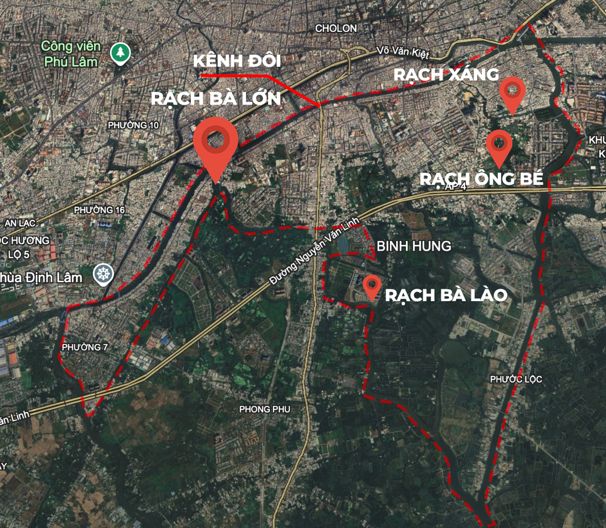 Hiện trạng rạch B&agrave; Lớn - &ocirc;ng B&eacute; trước khi được lột x&aacute;c với dự &aacute;n 17.000 tỷ ở TP.HCM - Ảnh 1.