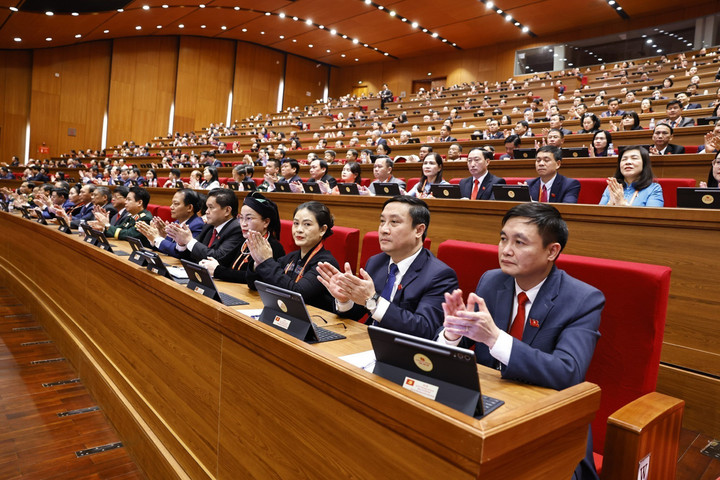 To&agrave;n cảnh phi&ecirc;n bế mạc Đại hội XIV của Đảng v&agrave; những điểm nhấn quan trọng - Ảnh 6.