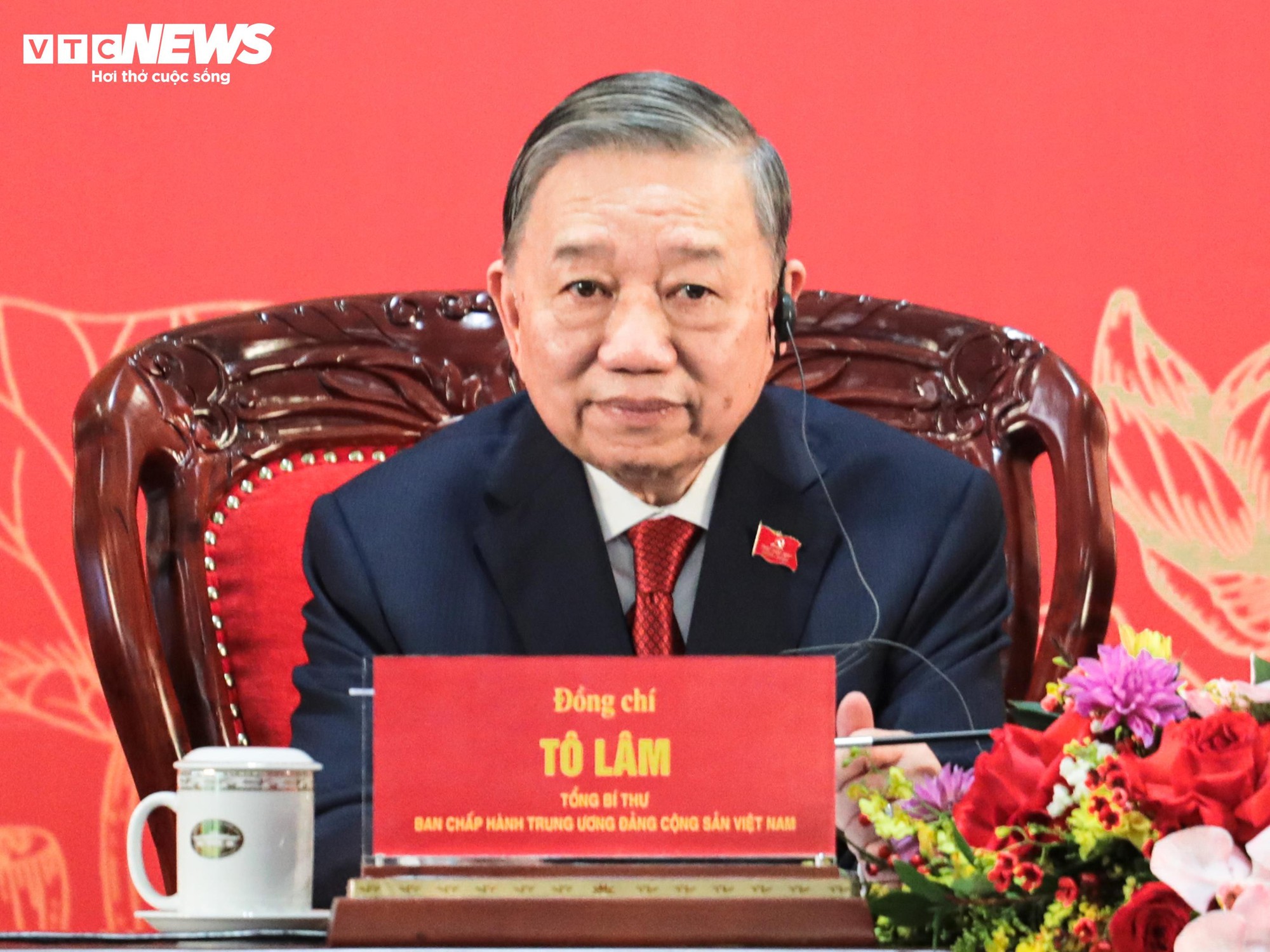 Họp b&aacute;o quốc tế c&ocirc;ng bố kết quả Đại hội Đảng XIV do Tổng B&iacute; thư T&ocirc; L&acirc;m chủ tr&igrave; - Ảnh 5.