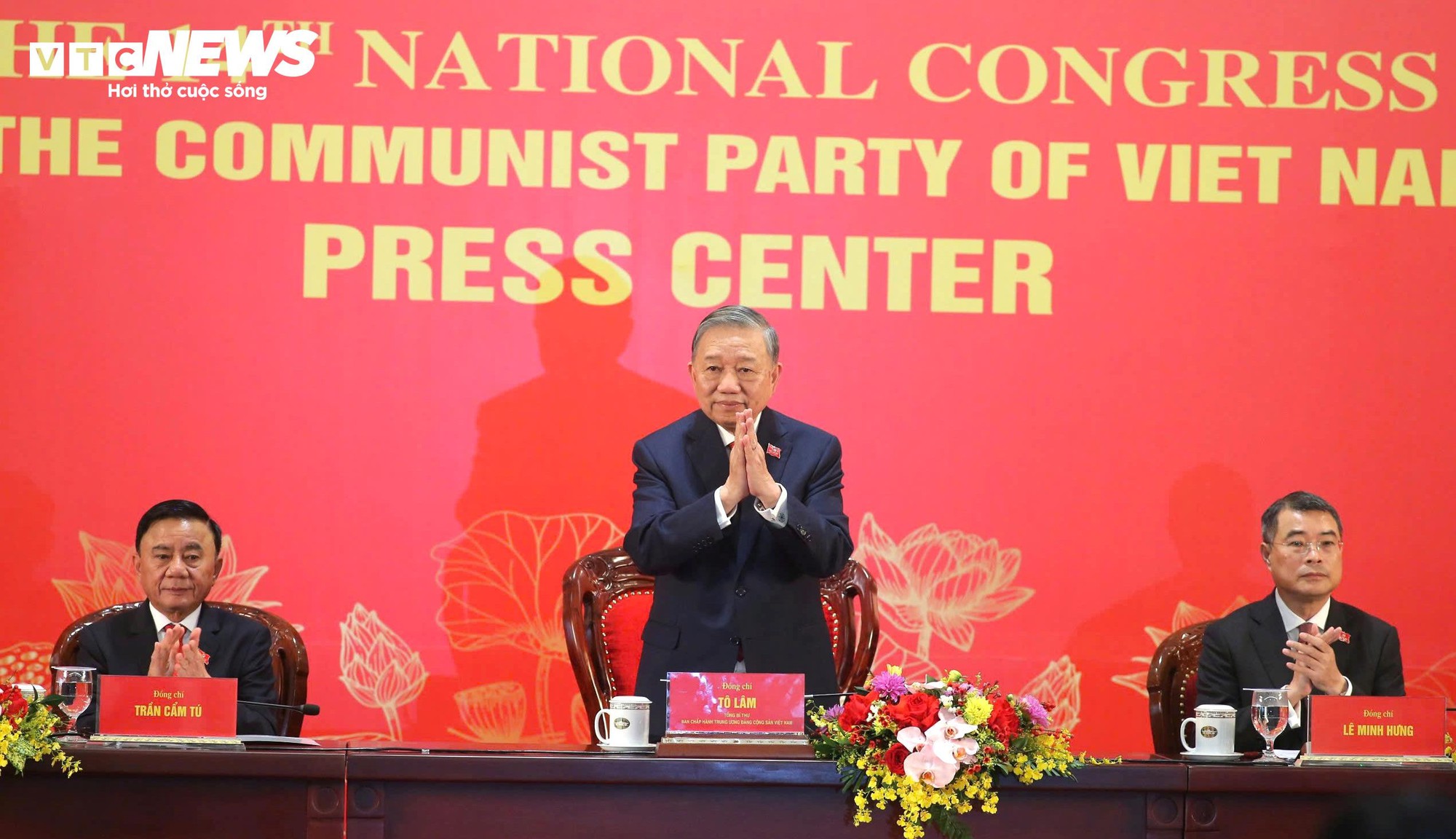 Tổng B&iacute; thư T&ocirc; L&acirc;m c&ocirc;ng bố kết quả Đại hội Đảng XIV tại họp b&aacute;o quốc tế - Ảnh 2.