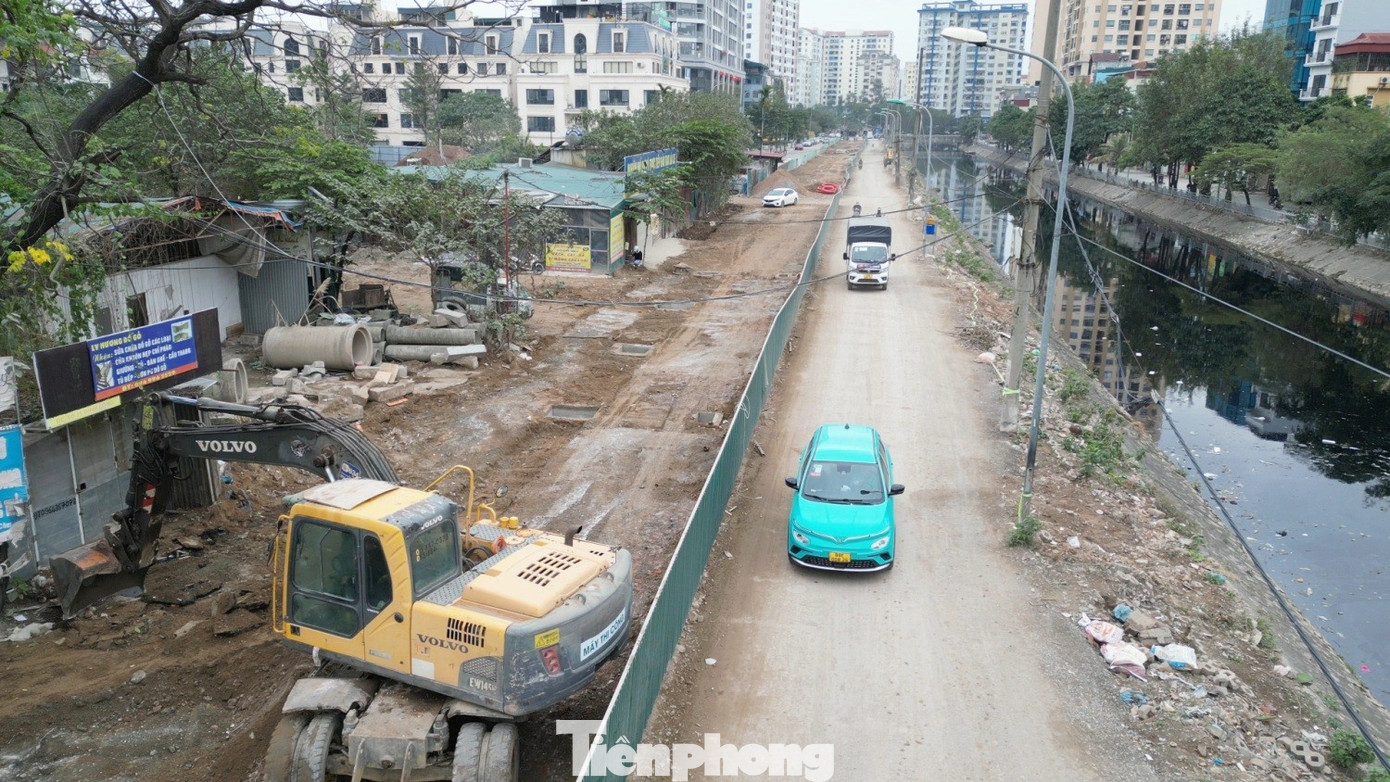 Sửa chữa đường Nguyễn Cảnh Dị: Tuyến đường nhiều ổ g&agrave; tại H&agrave; Nội được n&acirc;ng cấp - Ảnh 4.