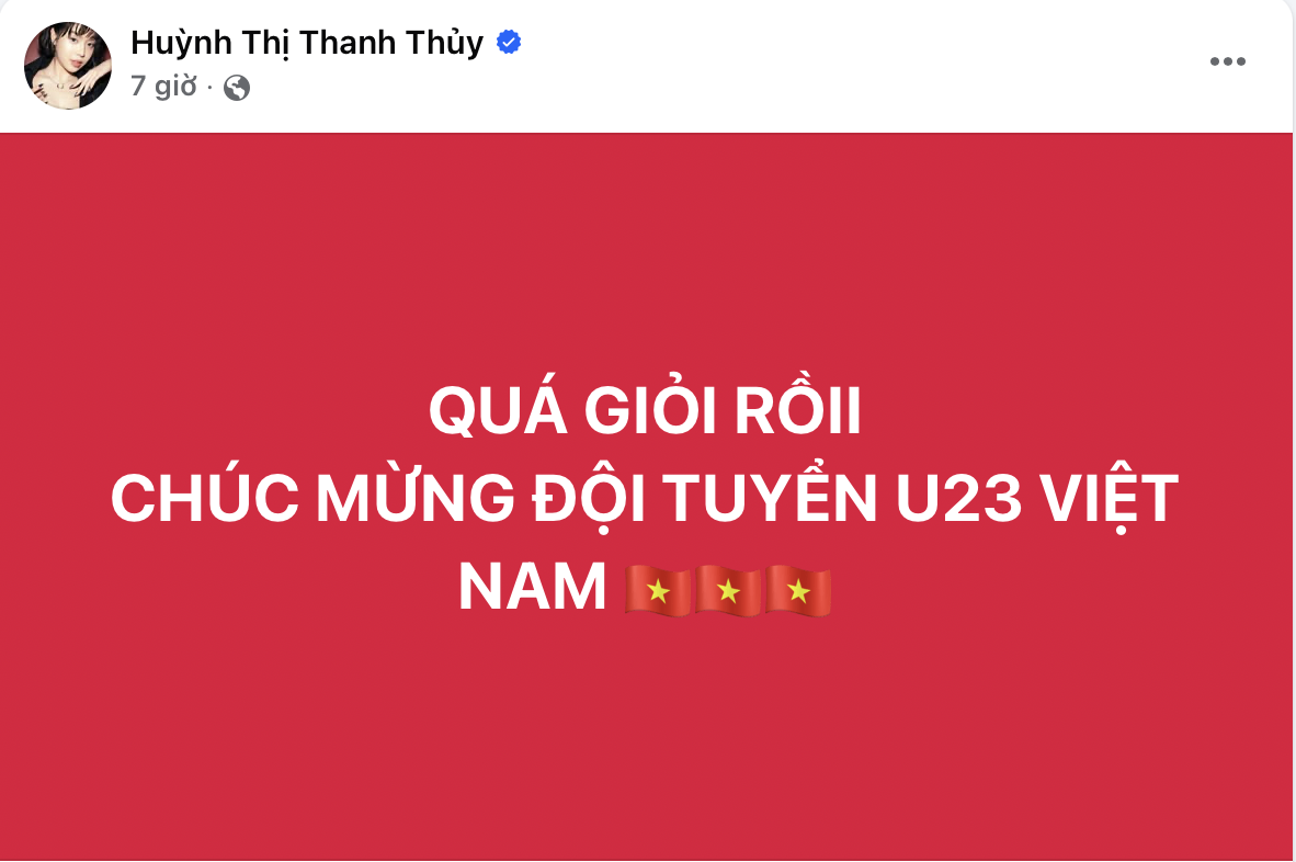 Trấn Thành xin lỗi Hari Won, Hoà Minzy đi "bão" tưng bừng và loạt sao Việt ăn mừng chiến thắng U23 Việt Nam- Ảnh 6.