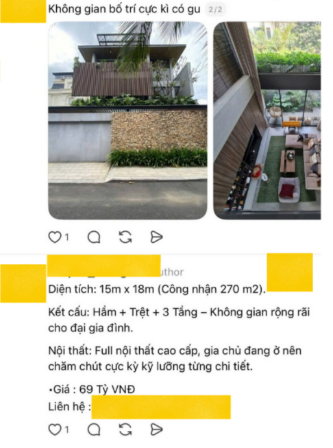 Rầm rộ thông tin biệt thự Tóc Tiên – Touliver từng chung sống được rao bán gần 70 tỷ- Ảnh 1.