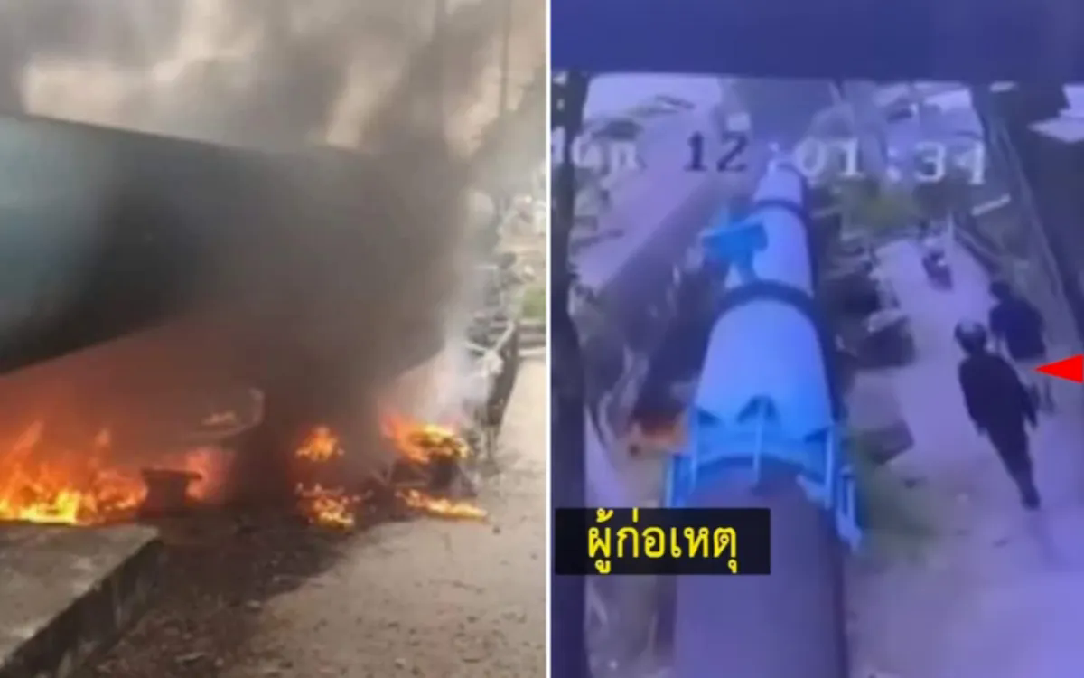 Ba thiếu ni&ecirc;n Th&aacute;i Lan ph&oacute;ng hỏa người v&ocirc; gia cư nằm ngủ dưới gầm cầu - Ảnh 1.