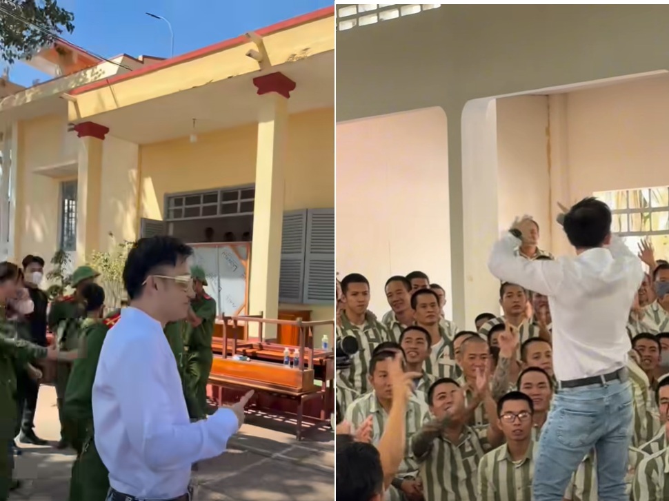 Nam ca sĩ - em trai Hoài Linh hát ở trại giam Xuyên Mộc - Ảnh 2.