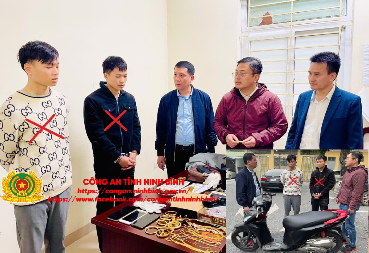Lộ diện danh t&iacute;nh đối tượng cướp tiệm v&agrave;ng ở Ninh B&igrave;nh: Sinh vi&ecirc;n đại học v&agrave; s&uacute;ng nhựa - Ảnh 1.