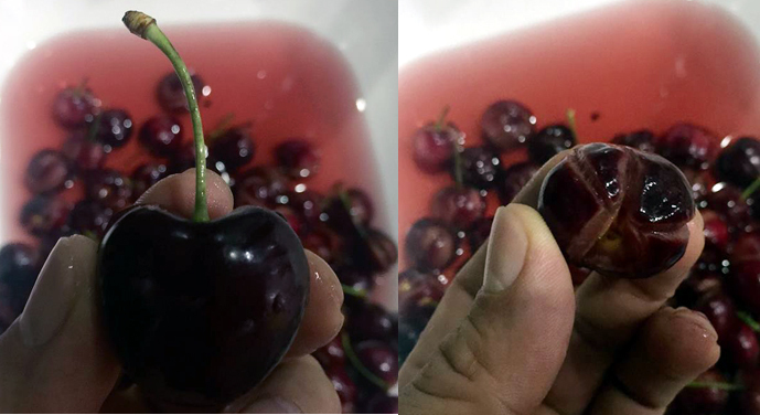Cherry đang vào mùa giá rẻ: Thấy 3 loại này ngoài chợ, dù giá thấp cũng đừng mua kẻo “tiền mất tật mang”- Ảnh 2.