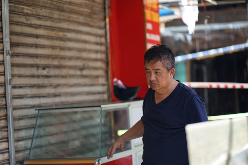 Hiện trường tan hoang chợ Nhị Thiên Đường và thiệt hại vụ cháy kinh hoàng sáng 26 / 1 - Ảnh 7. Hiện trường tan hoang chợ Nhị Thiên Đường và thiệt hại vụ cháy kinh hoàng sáng 26 / 1 - Ảnh 7.