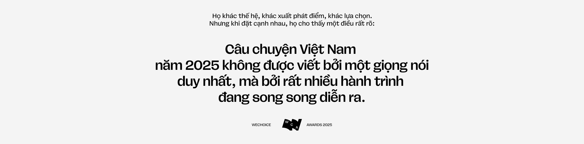 21 đề cử Nhân vật Truyền cảm hứng của WeChoice Awards 2025: Những người đang viết tiếp Việt Nam bằng câu chuyện của mình- Ảnh 1.