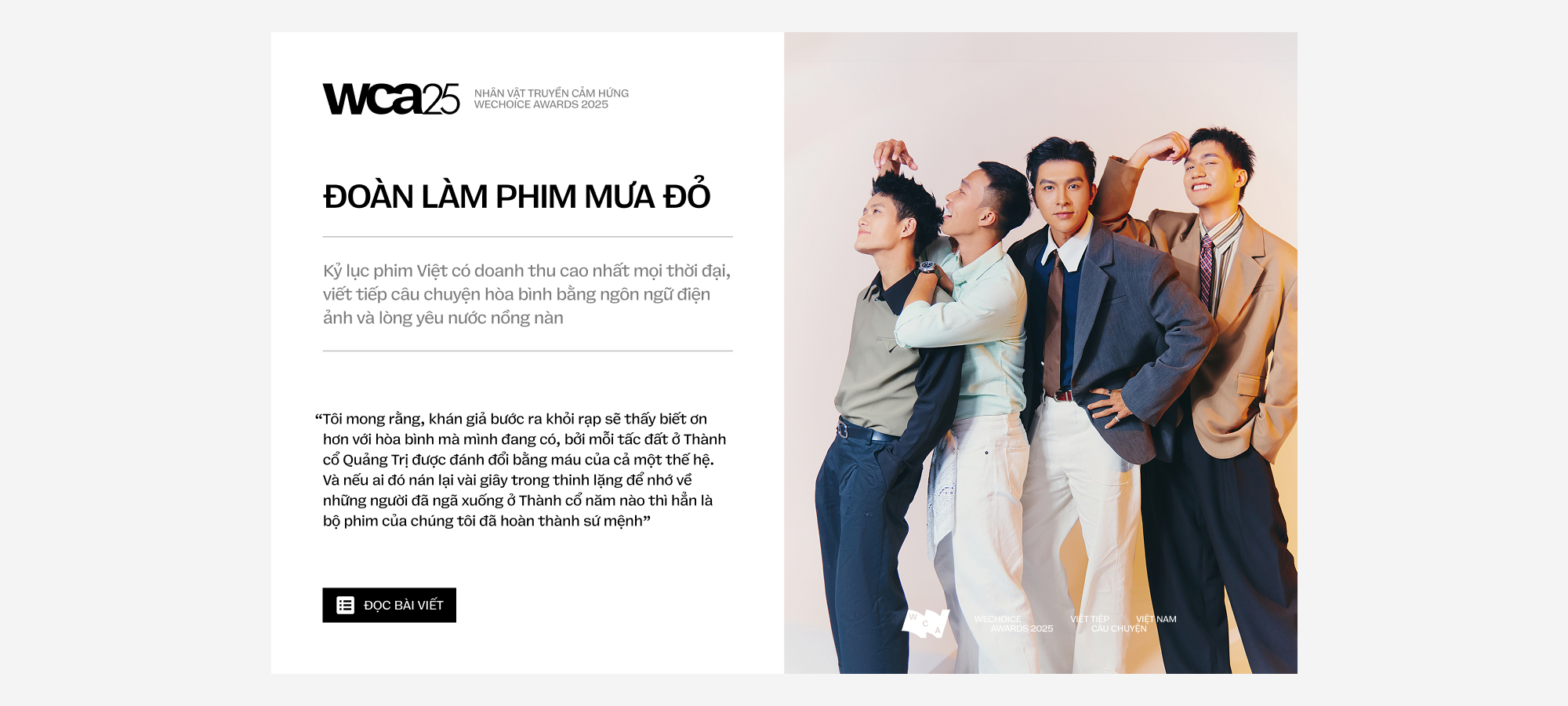 21 đề cử Nhân vật Truyền cảm hứng của WeChoice Awards 2025: Những người đang viết tiếp Việt Nam bằng câu chuyện của mình- Ảnh 12.