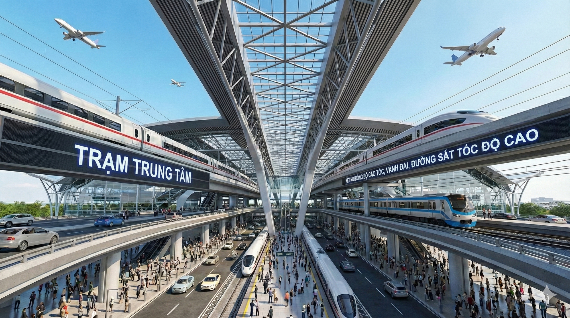 So găng sân bay Long Thành với Tân Sơn Nhất, ga Thủ Thiêm và ga Sài Gòn: Tân binh' cửa ngõ bứt phá ngoạn mục - Ảnh 3.