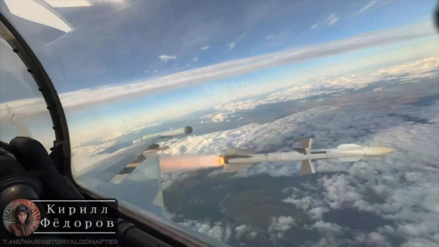 Ti&ecirc;m k&iacute;ch su-35s sử dụng t&ecirc;n lửa R-27 lỗi thời trong nhiệm vụ gần tiền tuyến - Ảnh 3.