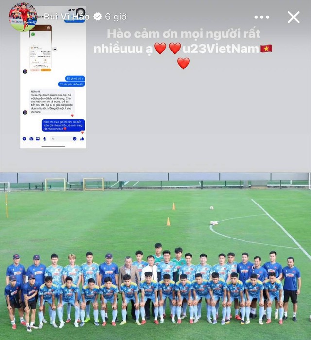 Trung Kiên đại diện U23 Việt Nam chia tiền thưởng thế nào mà dân tình nức nở: Thế hệ bây giờ biết trước biết sau- Ảnh 1.