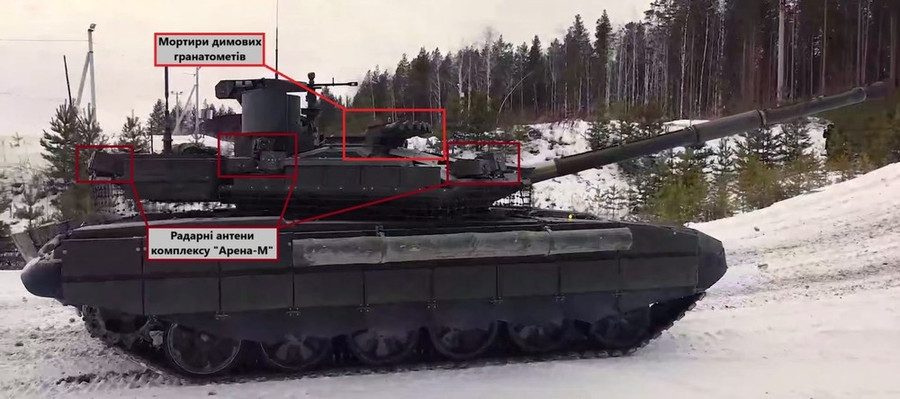 Xe tăng t - 90 M v&agrave; hệ thống Arena - M chống UAV: Chiến thuật ph&ograve;ng vệ mới - Ảnh 2.