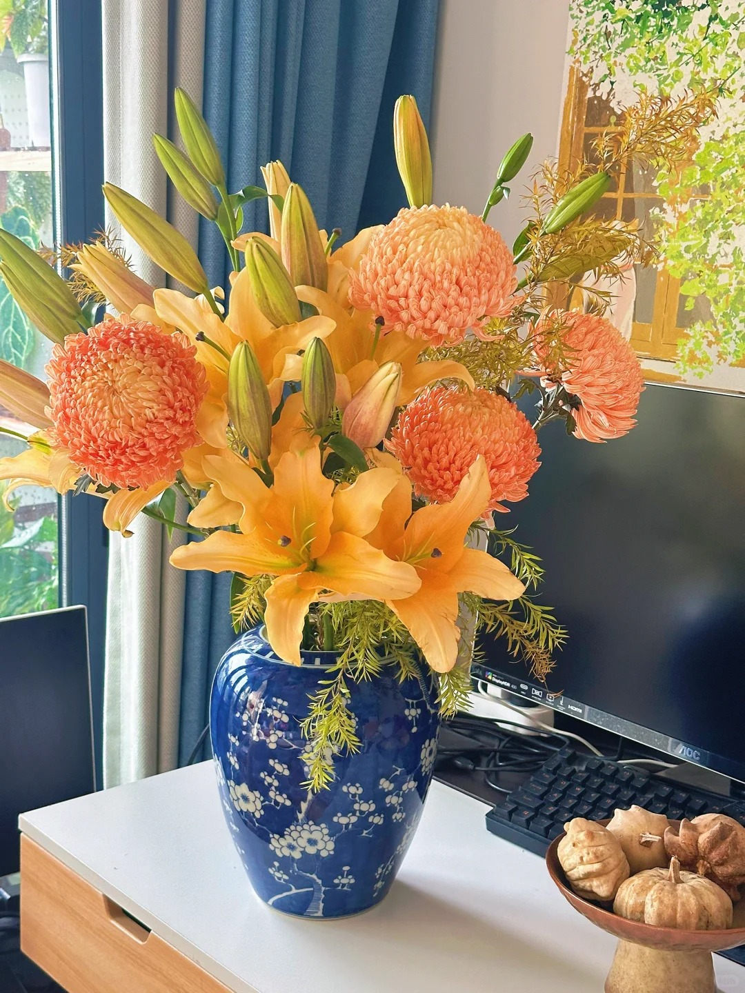 Chi hơn 300k mua cúc mẫu đơn khổng lồ cho phòng khách ngày Tết 2026 - Ảnh 24.