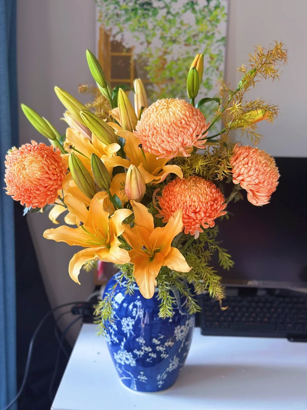 Chi hơn 300k mua cúc mẫu đơn khổng lồ cho phòng khách ngày Tết 2026 - Ảnh 25.