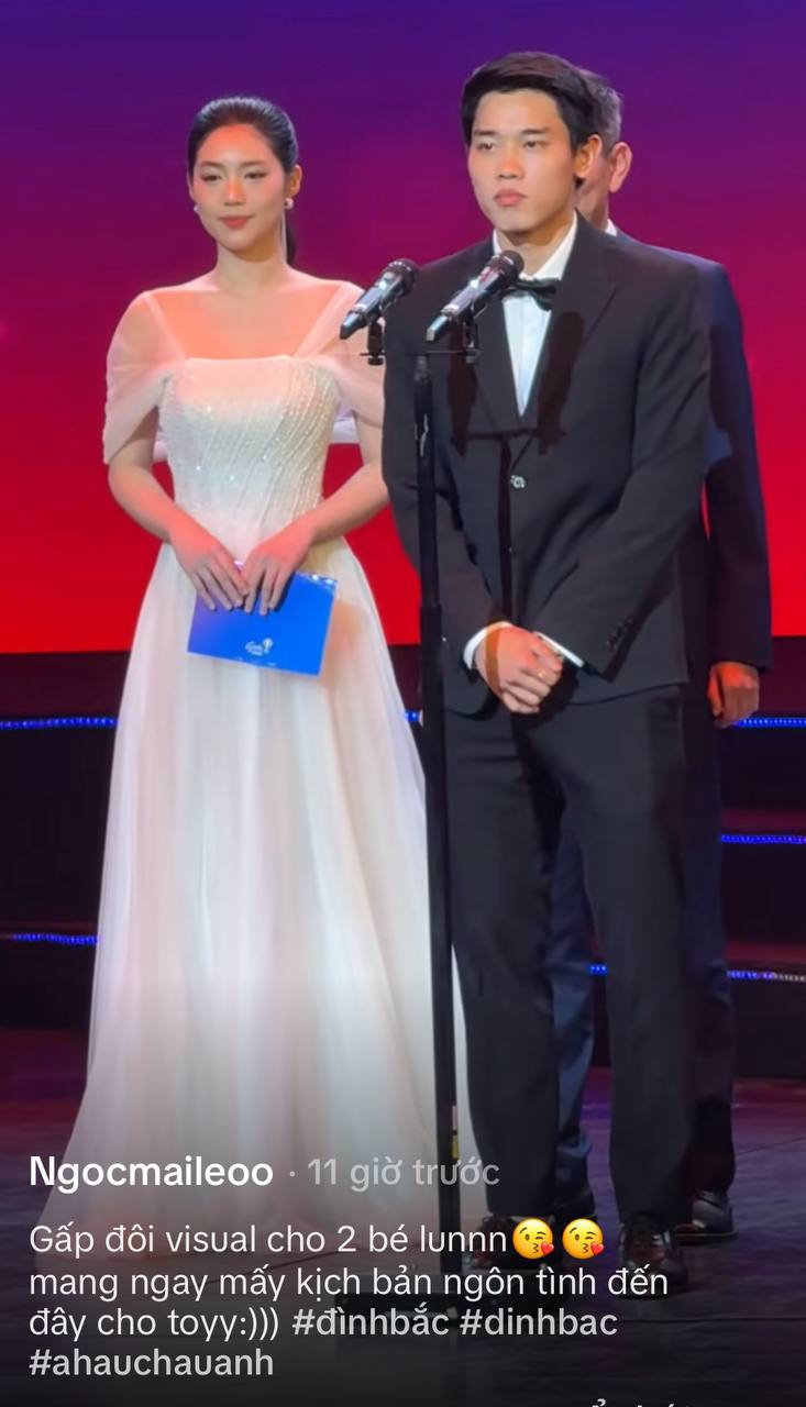 Đình Bắc tíu tít nói cười cùng Á hậu Châu Anh, netizen rần rần "đẩy thuyền", đòi mang kịch bản ngôn tình cho cặp đôi - Ảnh 2.