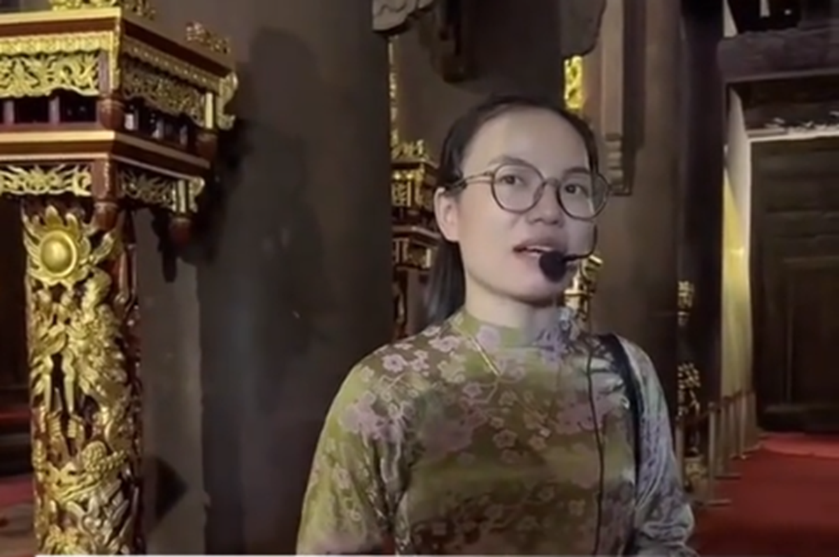 Tạm đ&igrave;nh chỉ hướng dẫn vi&ecirc;n ở Lam Kinh n&oacute;i về nh&agrave; T&acirc;y Sơn - Ảnh 1.