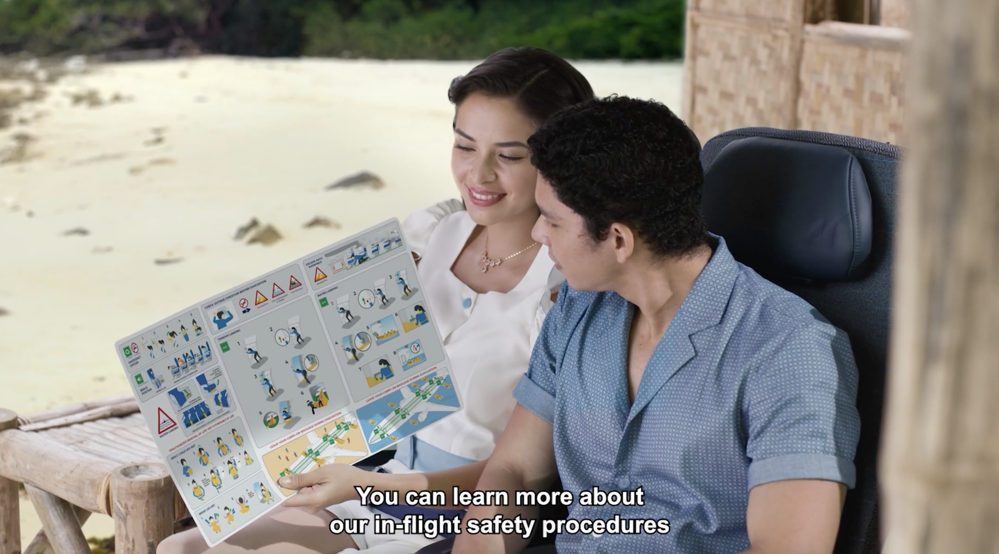 1 hãng hàng không làm hẳn phim tình cảm kịch tính để hướng dẫn an toàn bay, nội dung "quá đỉnh" - Ảnh 9. 1 hãng hàng không làm hẳn phim tình cảm kịch tính để hướng dẫn an toàn bay, nội dung "quá đỉnh" - Ảnh 9.