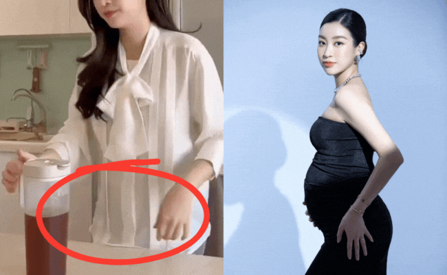 Tinh ý lắm mới nhận ra hình động chuẩn mẹ bầu của dâu hào môn Đỗ Mỹ Linh giữa tin đồn mang thai lần 2 - Ảnh 1.