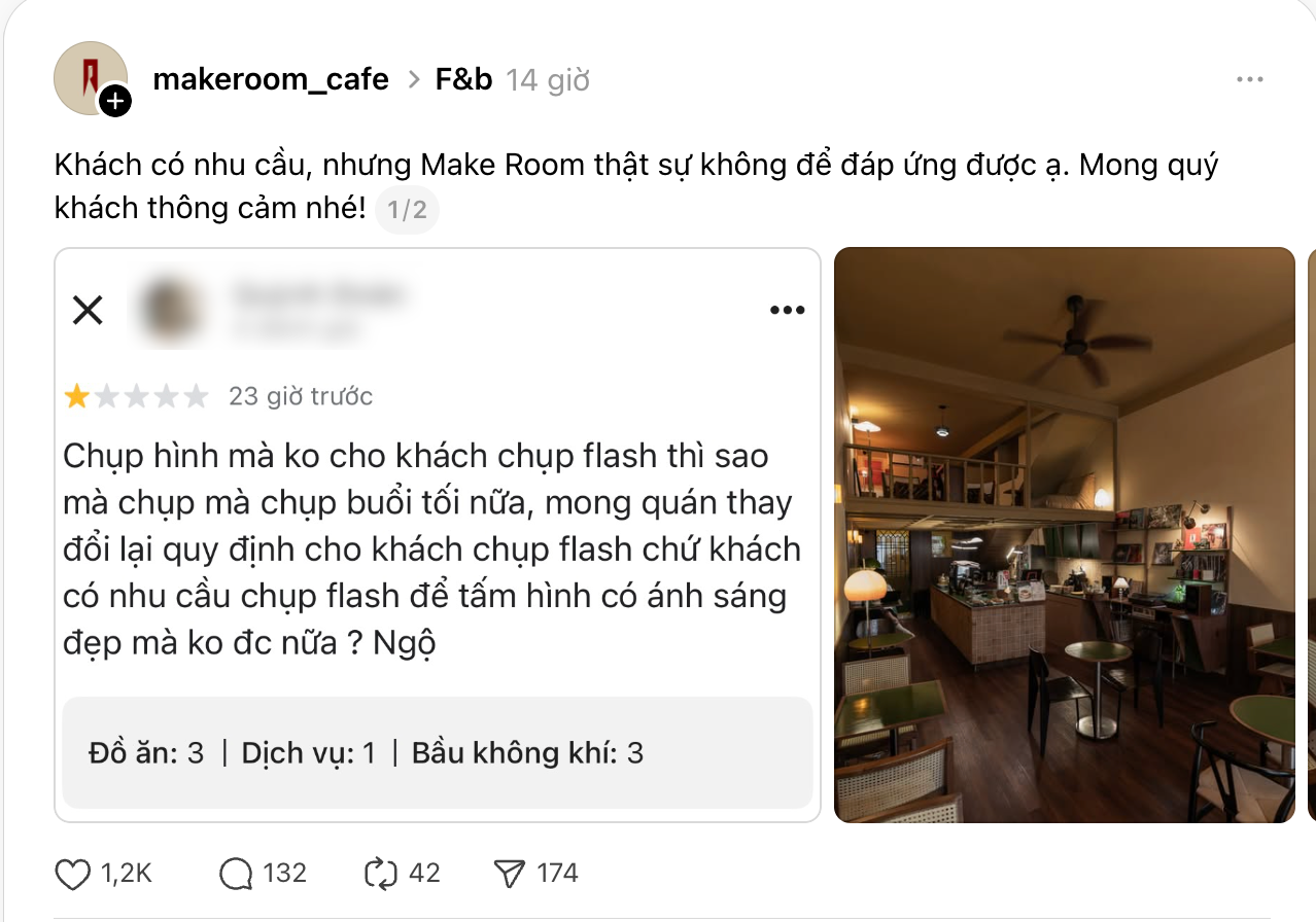 H&agrave;ng loạt qu&aacute;n c&agrave; ph&ecirc; buộc phải từ chối phục vụ v&igrave; tr&agrave;o lưu mang vali đi makeup, chụp flash h&agrave;ng giờ liền- Ảnh 5.