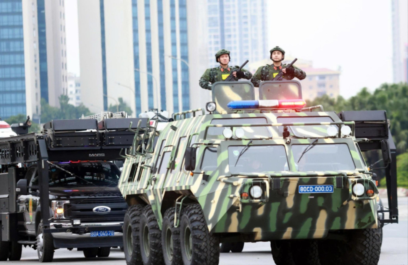 Cận cảnh l&aacute; chắn sống bảo vệ Đại hội XIV của Đảng: Sự chuẩn bị chu đ&aacute;o v&agrave; tinh thần tr&aacute;ch nhiệm - Ảnh 1.