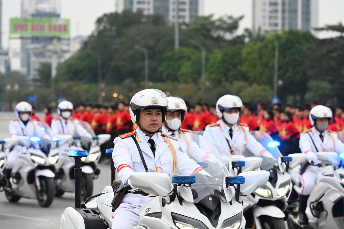 Cận cảnh l&aacute; chắn sống bảo vệ Đại hội XIV của Đảng: Sự chuẩn bị chu đ&aacute;o v&agrave; tinh thần tr&aacute;ch nhiệm - Ảnh 10.