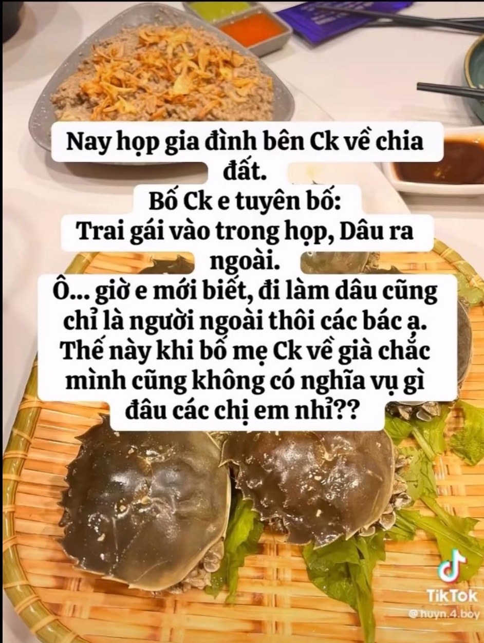 Họp chia t&agrave;i sản, bố chồng y&ecirc;u cầu "d&acirc;u ra ngo&agrave;i" m&agrave; chẳng biết: Thứ c&aacute;c n&agrave;ng d&acirc;u cần đ&acirc;u phải miếng đất!- Ảnh 1.