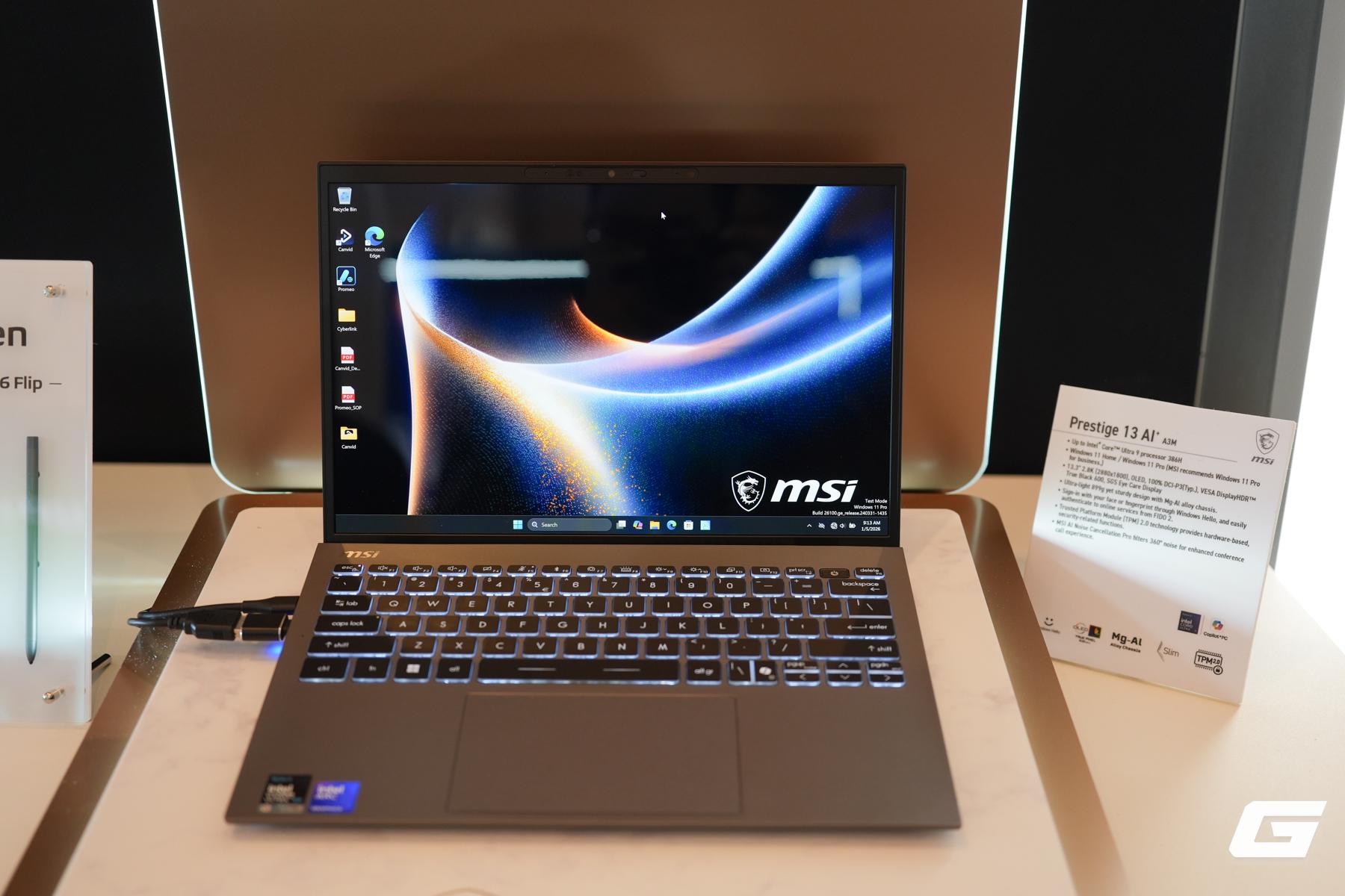 Laptop Msi Prestige Mới Với Thiết Kế Mỏng Nhẹ , Pin 30 Giờ Và Bút Nano Pen Copilot - Ảnh 4.