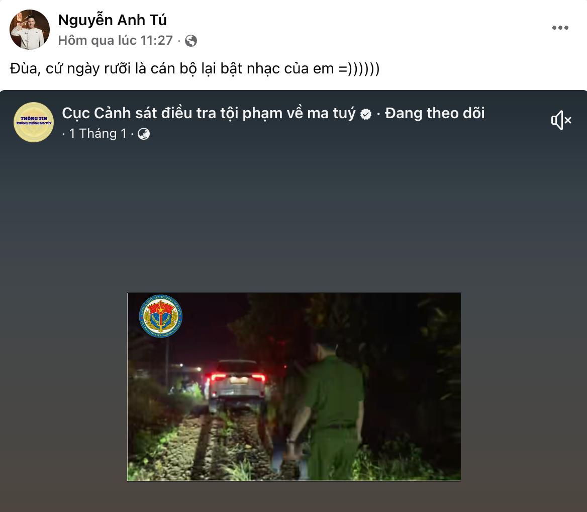 Cục Cảnh sát điều tra tội phạm ma tuý vào tận nơi “nhắc nhở” 1 nam ca sĩ nổi tiếng Vbiz- Ảnh 1.